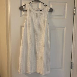 Banana Republic White Eyelet Dress